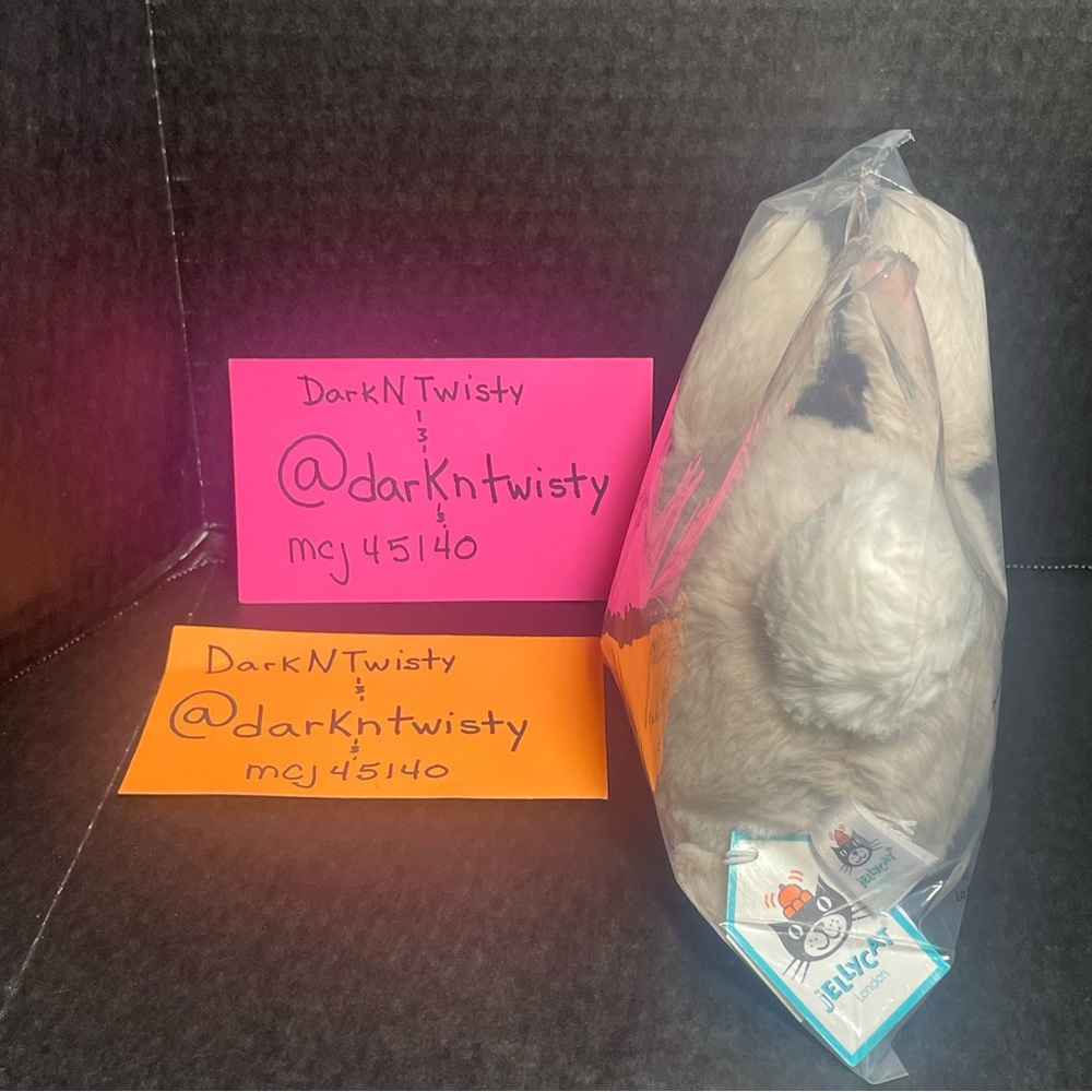 LAST ONE!!! BNWT RETIRED JELLYCAT CABOODLE BUNNY SEALED IN PLASTIC - Picture 3 of 10